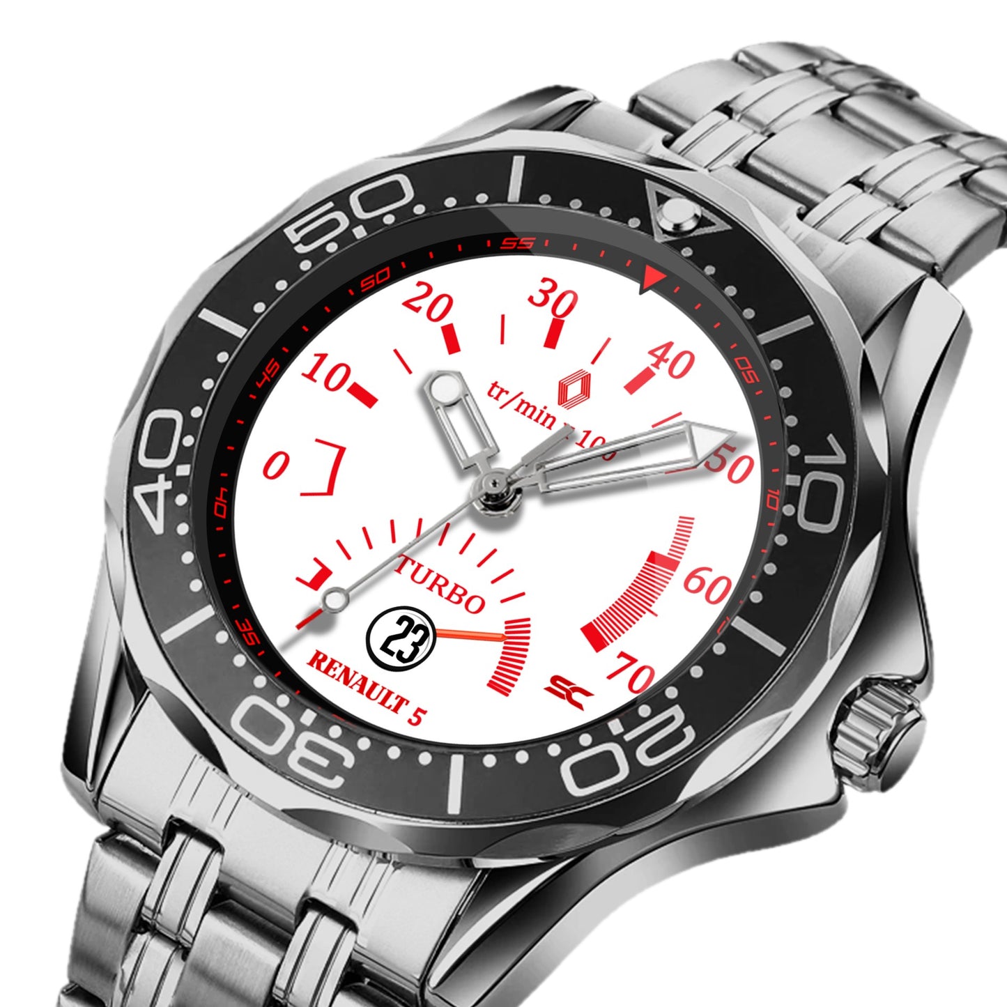 Orologio da Polso con Contagiri R5 GT Turbo Edizione Bianca