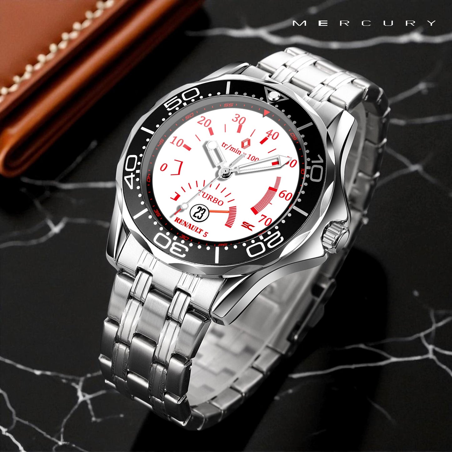 Orologio da Polso con Contagiri R5 GT Turbo Edizione Bianca