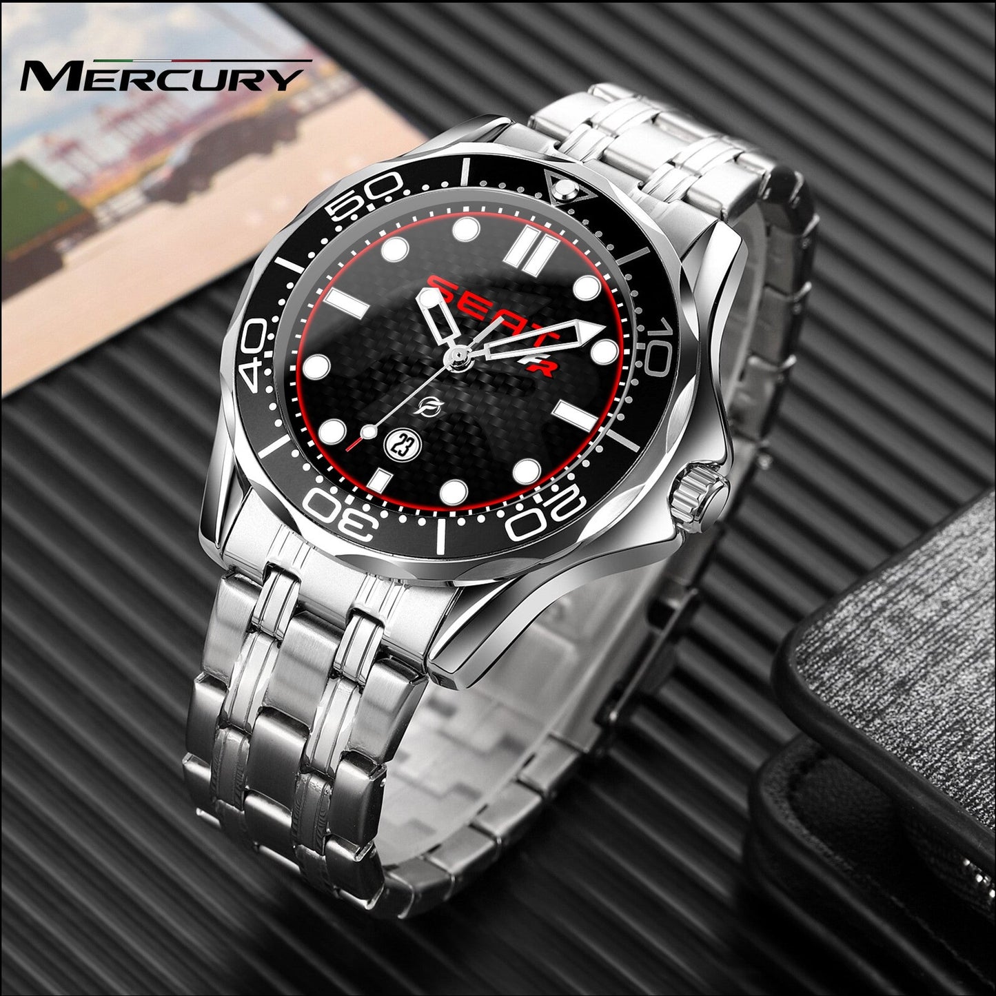 Orologio da polso Carbon Look