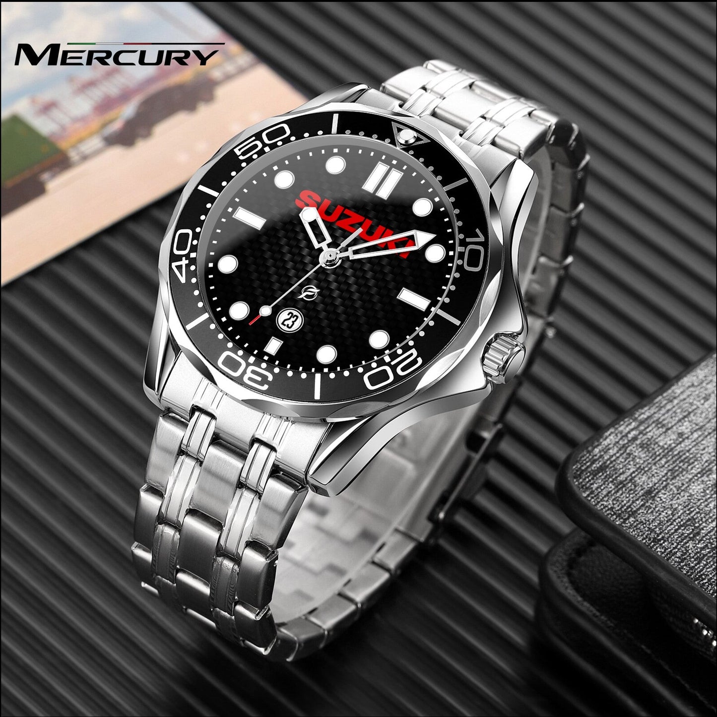 Orologio da polso Carbon Look