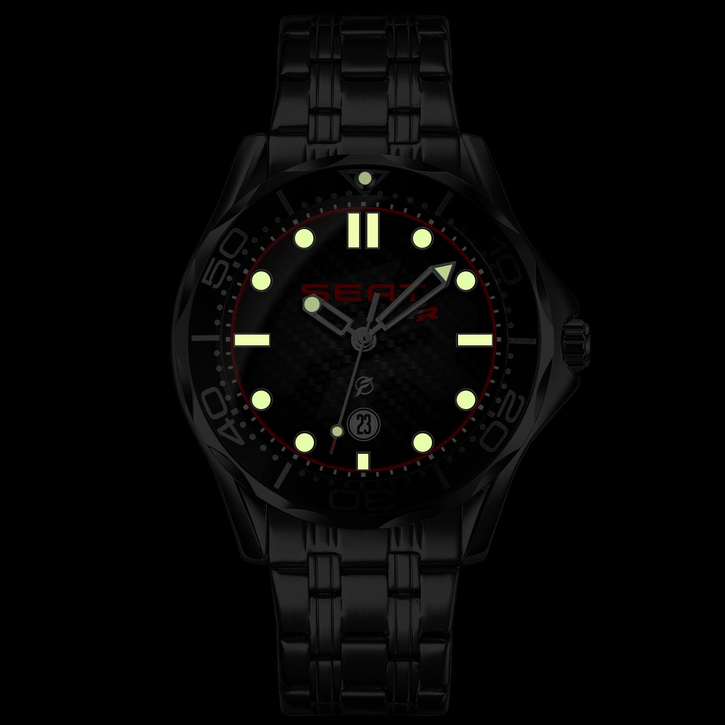 Orologio da polso Carbon Look
