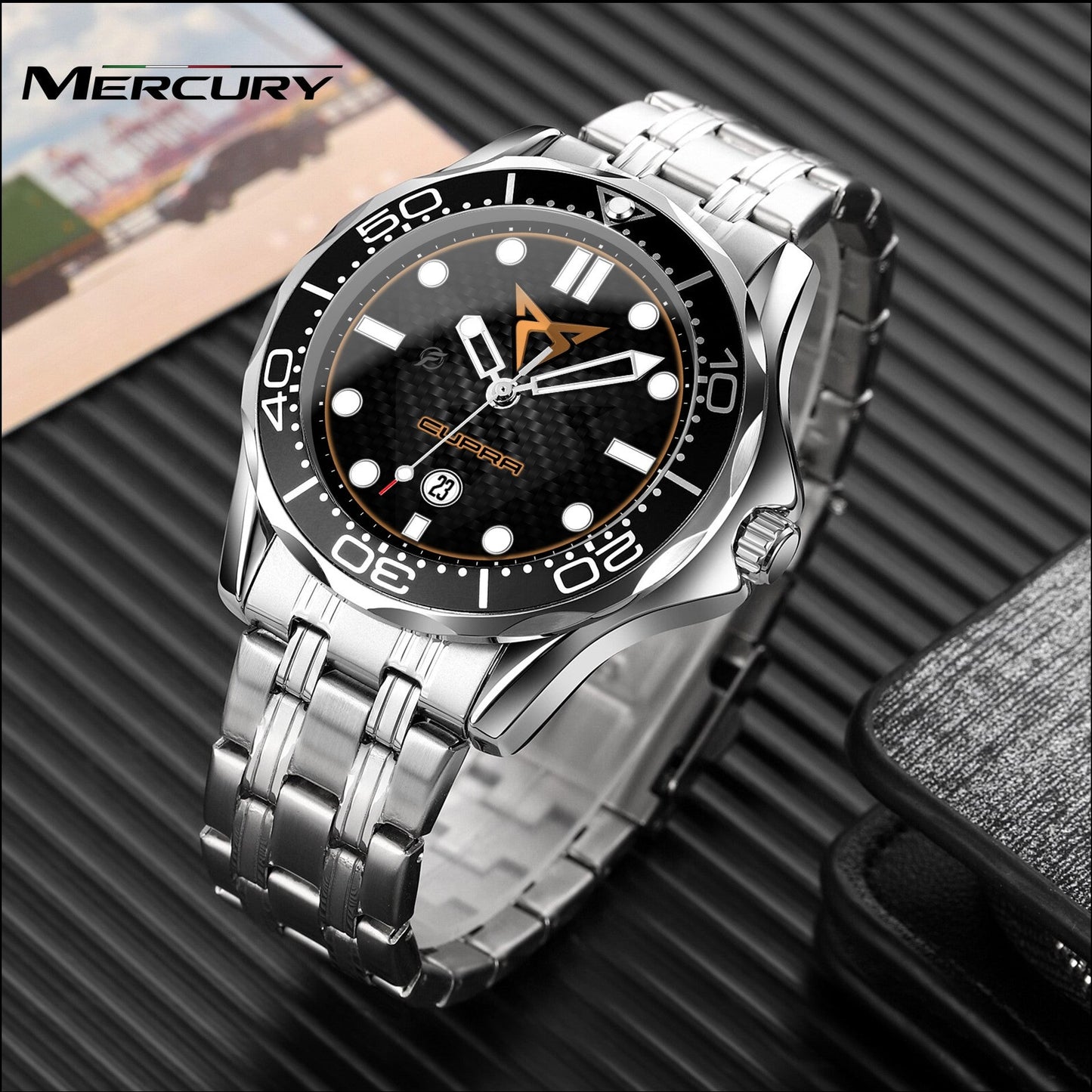 Orologio da polso Carbon Look