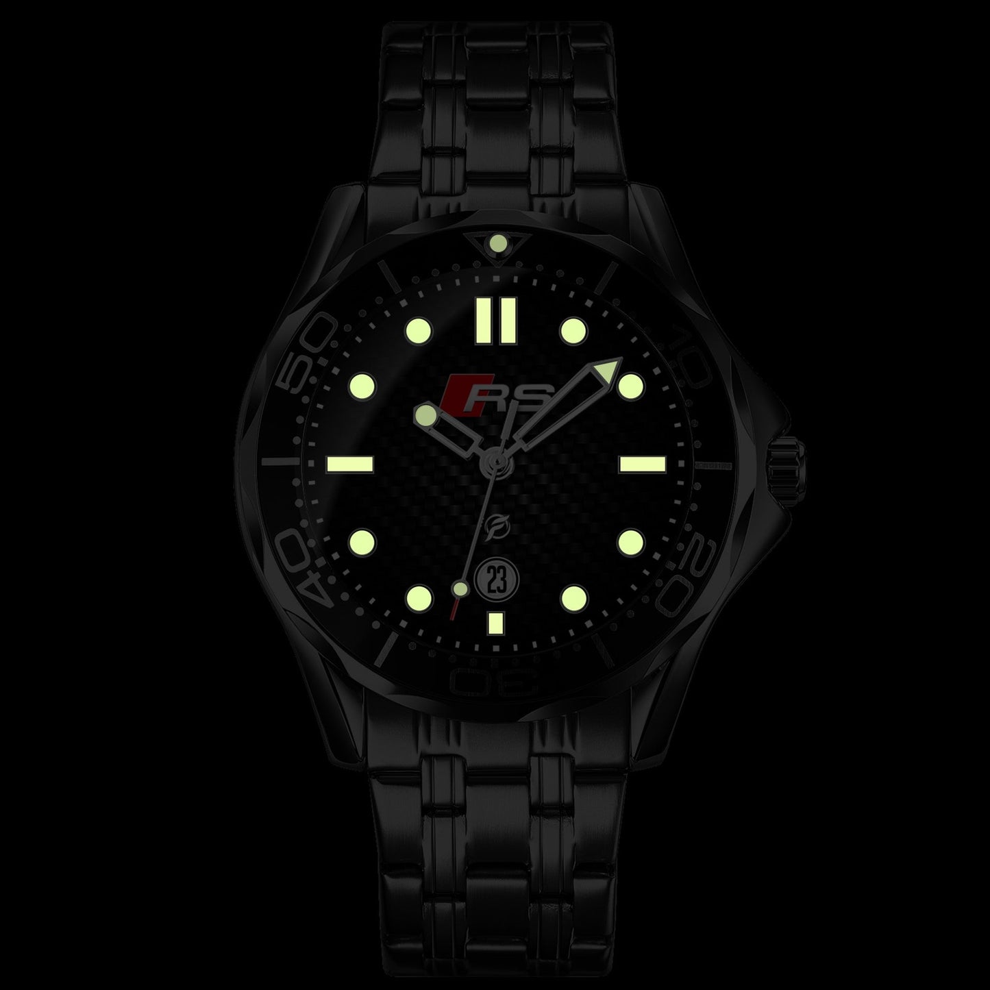 Orologio da polso Carbon Look