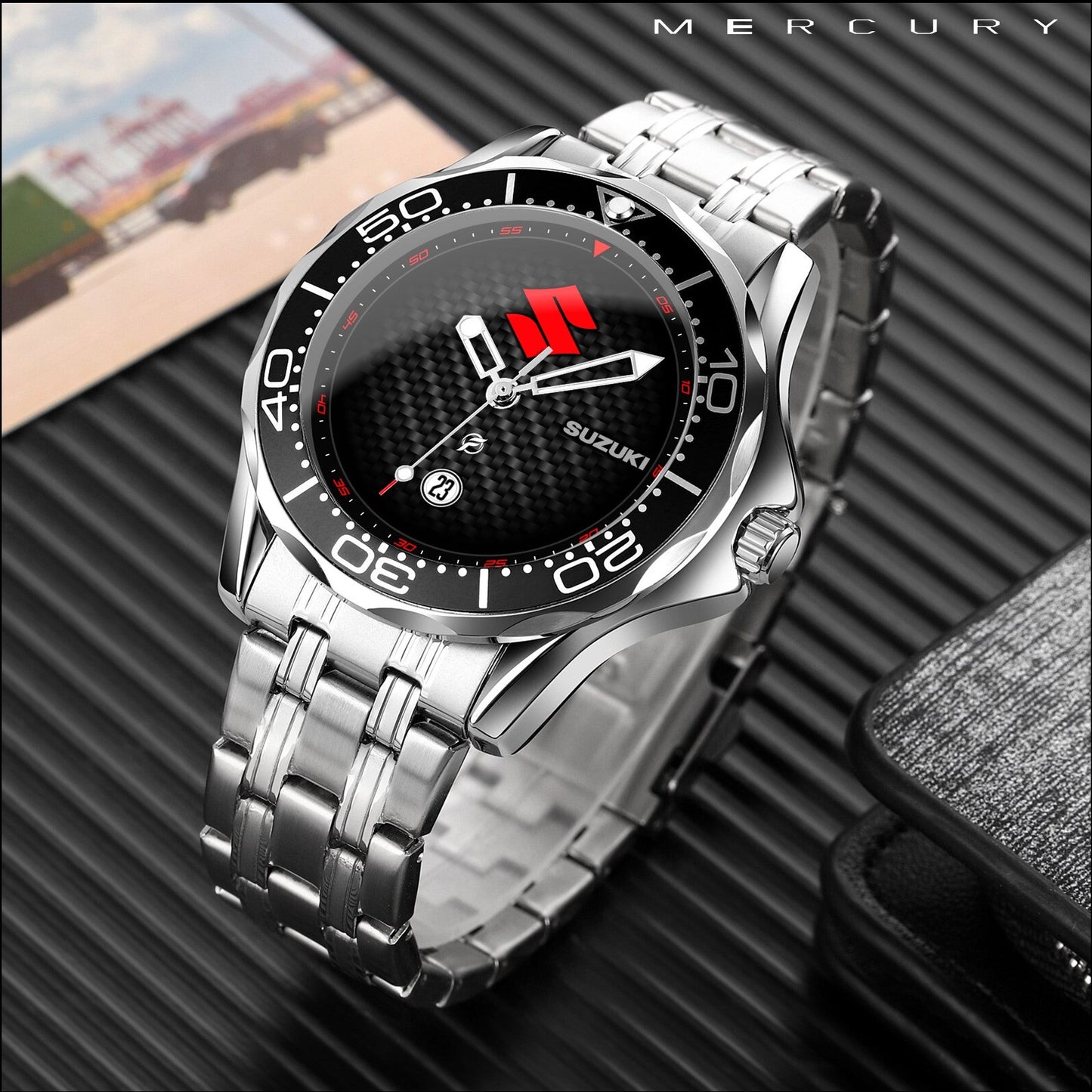 Orologio da polso Carbon Look